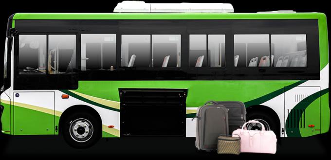 Áreas de pasajeros y carga separadas Autobús eléctrico puro TEG6661BEV01 último autobús largo 2